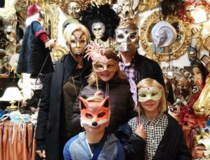 atlelier de masques Venise