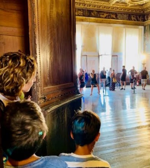 opening the secret door