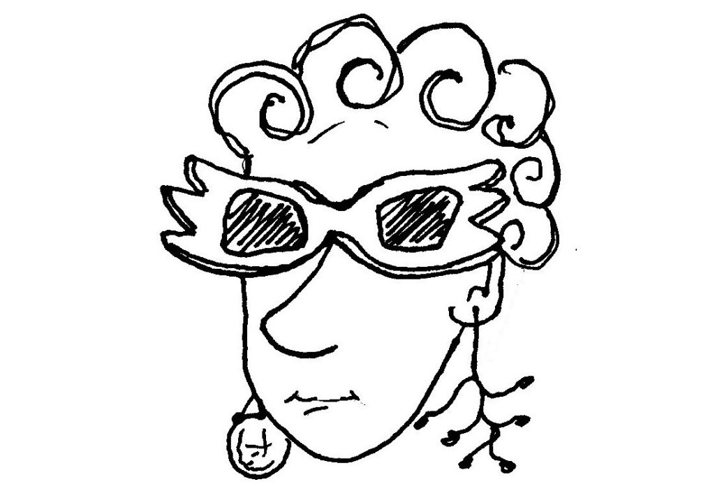 Peggy disegno caricatura II