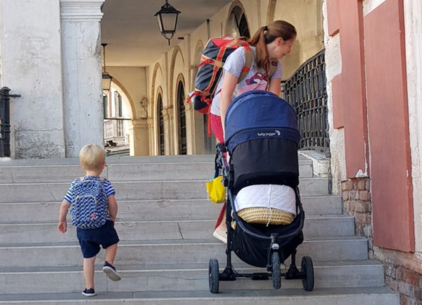 In Venice with toddles