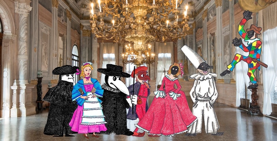 scavenger hunt at Ca' Rezzonico