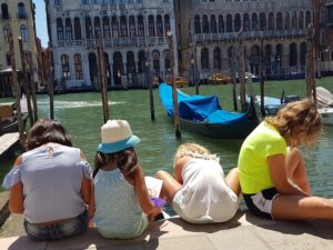 In venice with kids